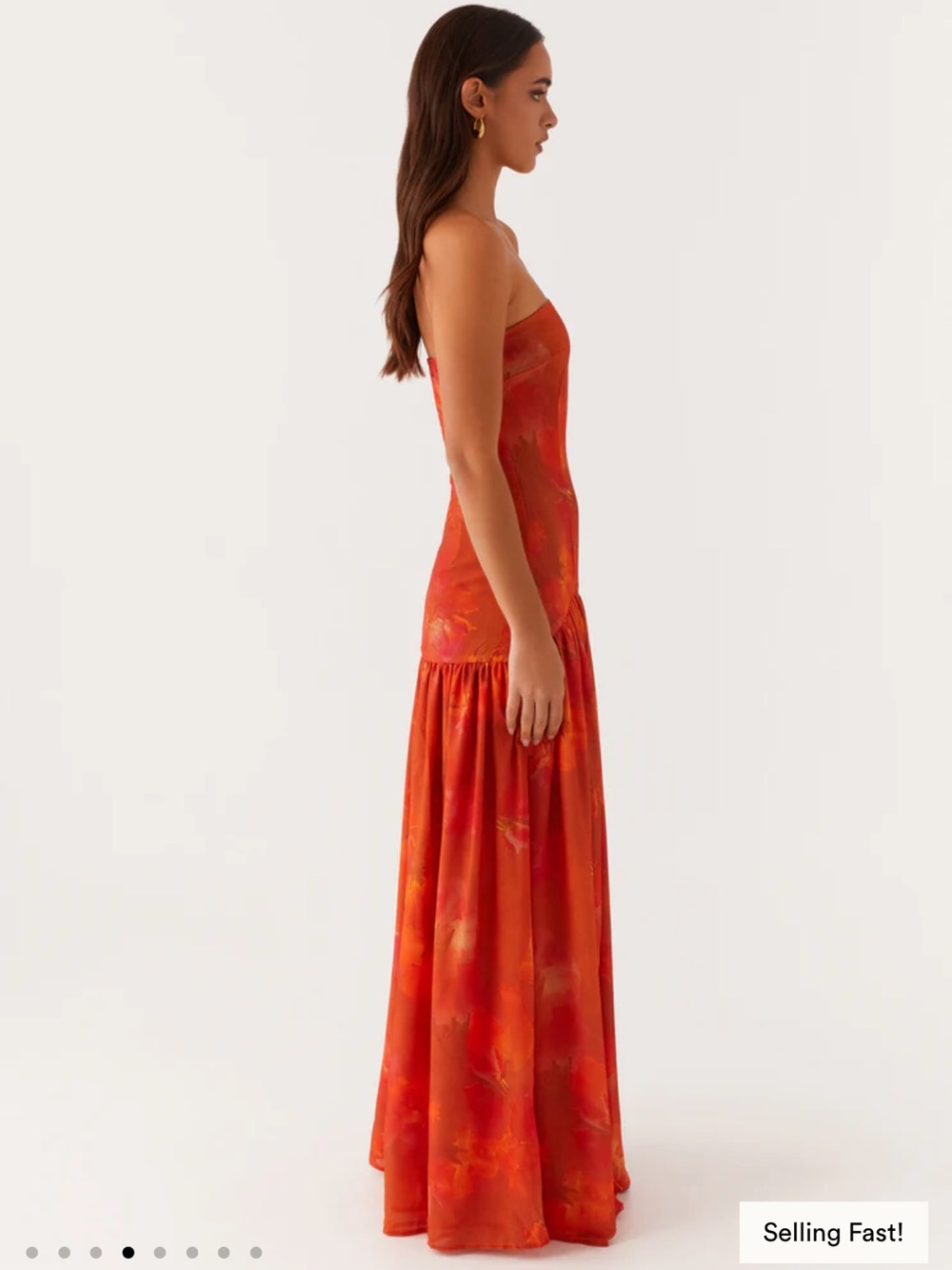 Eden Strapless Maxi Dress - Picture 2 of 7